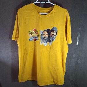 Cheech and Chong's Next Movie Dark Yellow Graphic Movie Tee G XL